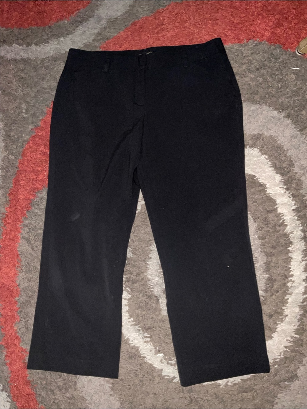 New York & Company Black women's black straight leg Dress Pants size 12